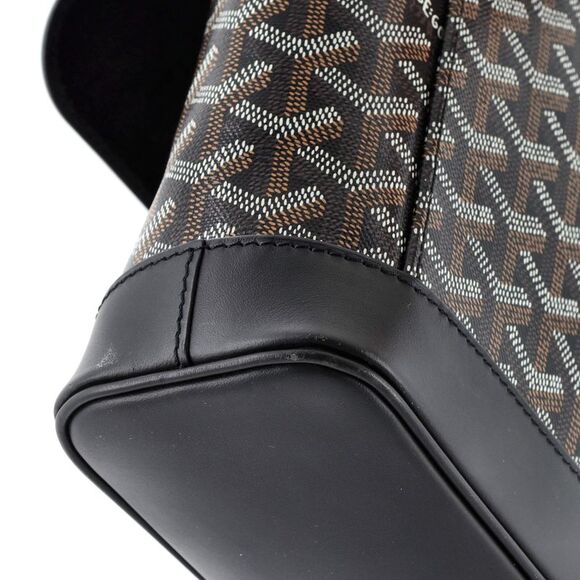 Goyard Citadin Messenger Briefcase Coated Canvas Black, Brown - Picture 6 of 8